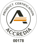 Logo della certificazione accredia